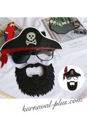 Карнавальные очки Пират
